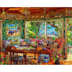 White Mountain Puzzler’s Paradise Angelo Bonito art highlights textured detail.