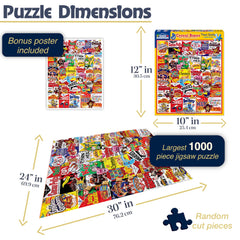 White Mountain Puzzles artist Charlie Girard collage puzzles offer unique visual storytelling.