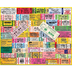 White Mountain Concert Tickets 1000-piece puzzle piece-detail shows large, easy-to-grip pieces.