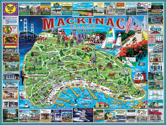 White Mountain Mackinac Island puzzle box for family puzzle night