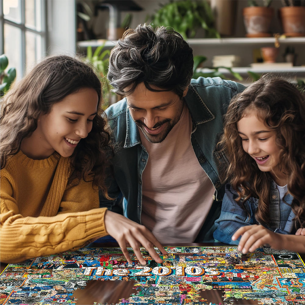 White Mountain Puzzles made in USA with Happiness Guarantee.