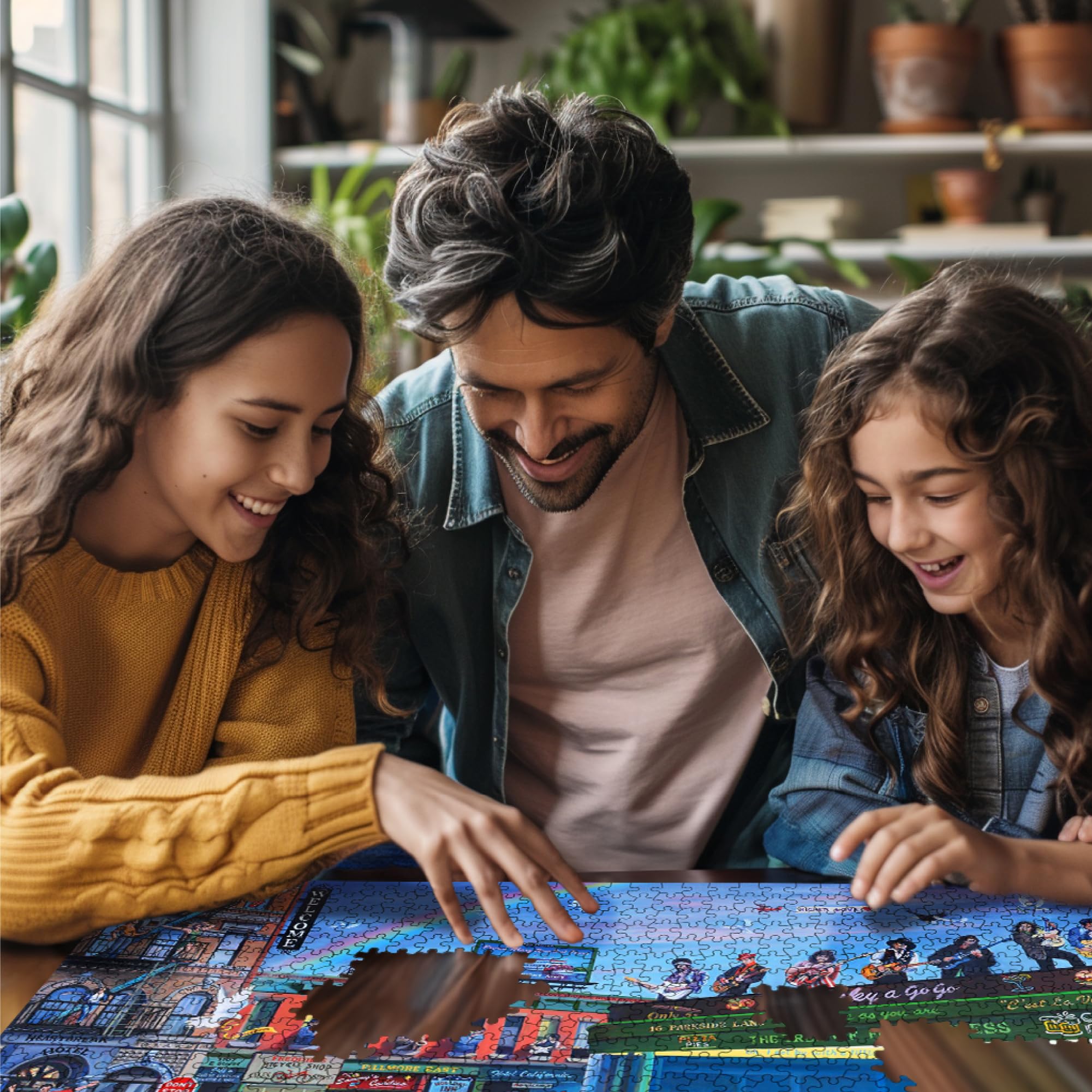 White Mountain Rock Roll Heaven puzzles are proudly made in the USA.