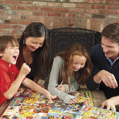 White Mountain USA made puzzle includes helpful poster for reference