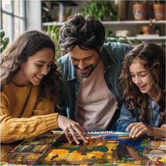 White Mountain USA manufactured puzzle image—quality production and a Happiness Guarantee