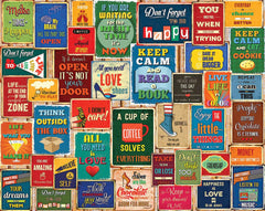 White Mountain Words of Wisdom puzzle box with a vibrant design for family fun.