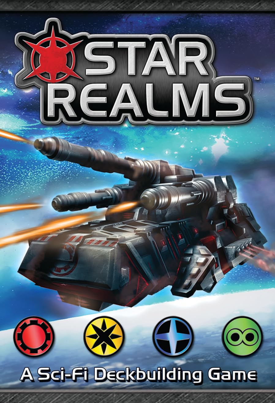 White Wizard Games Star Realms two-player showdown highlights head-to-head excitement and fast rounds.