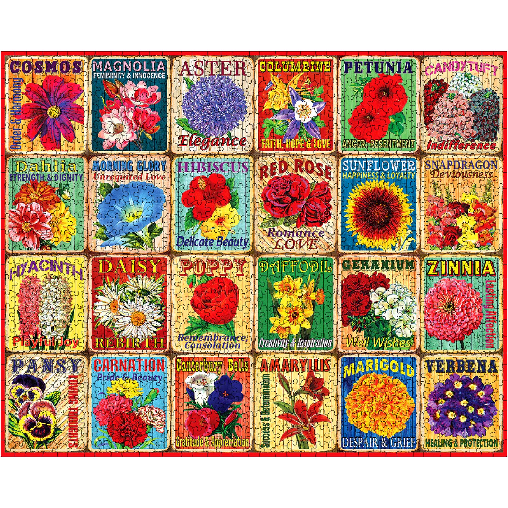 White Mountain puzzle designed by Steve Cameron, celebrated artist