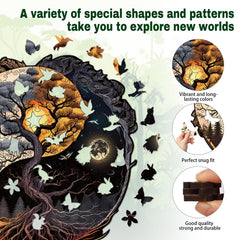 WHJSG Durable basswood puzzle material designed for years of reassembly.