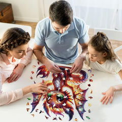 WHJSG dragon puzzle gift box ready for gifting to teens and adults