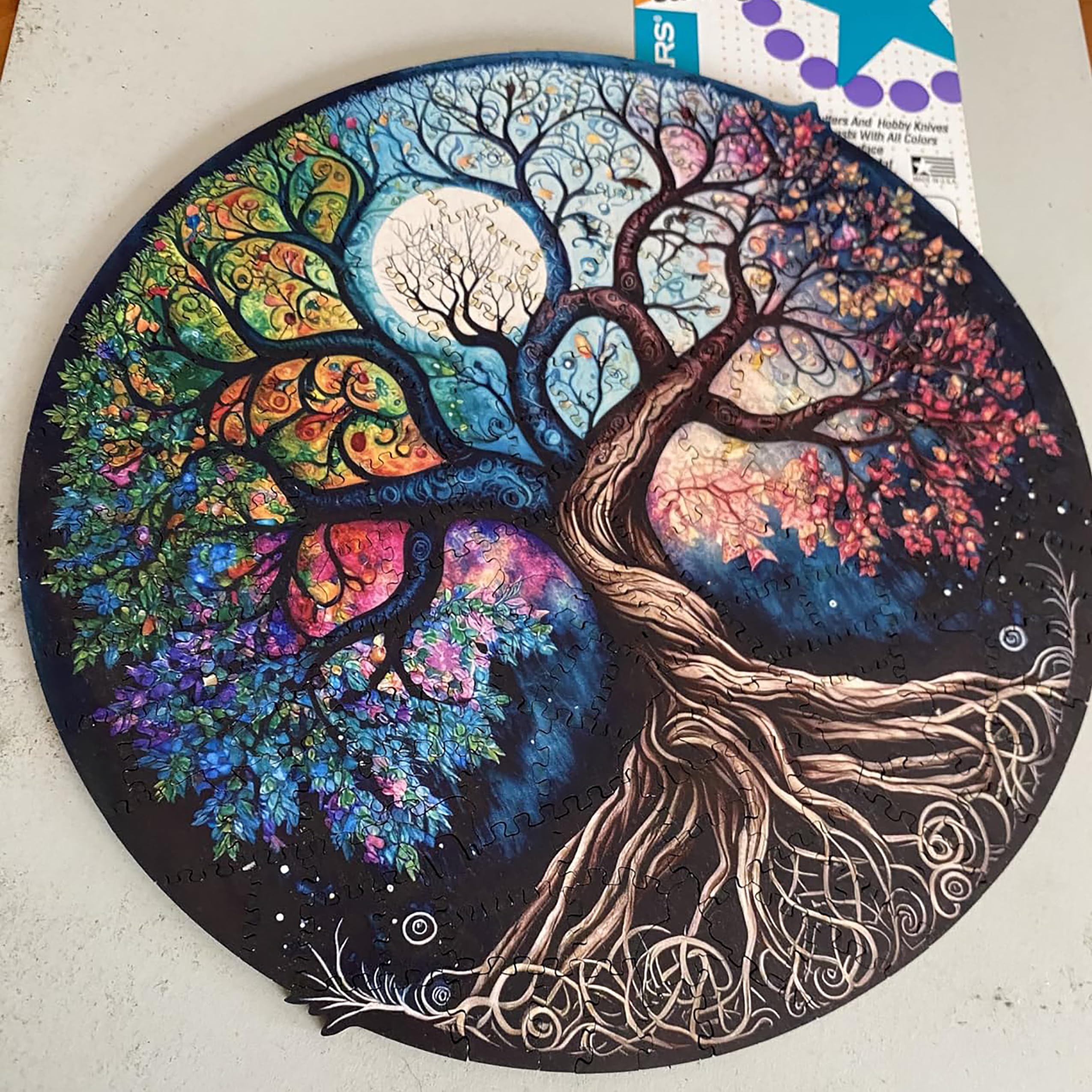 WHJSG gift-ready wooden puzzle suitable for family game night