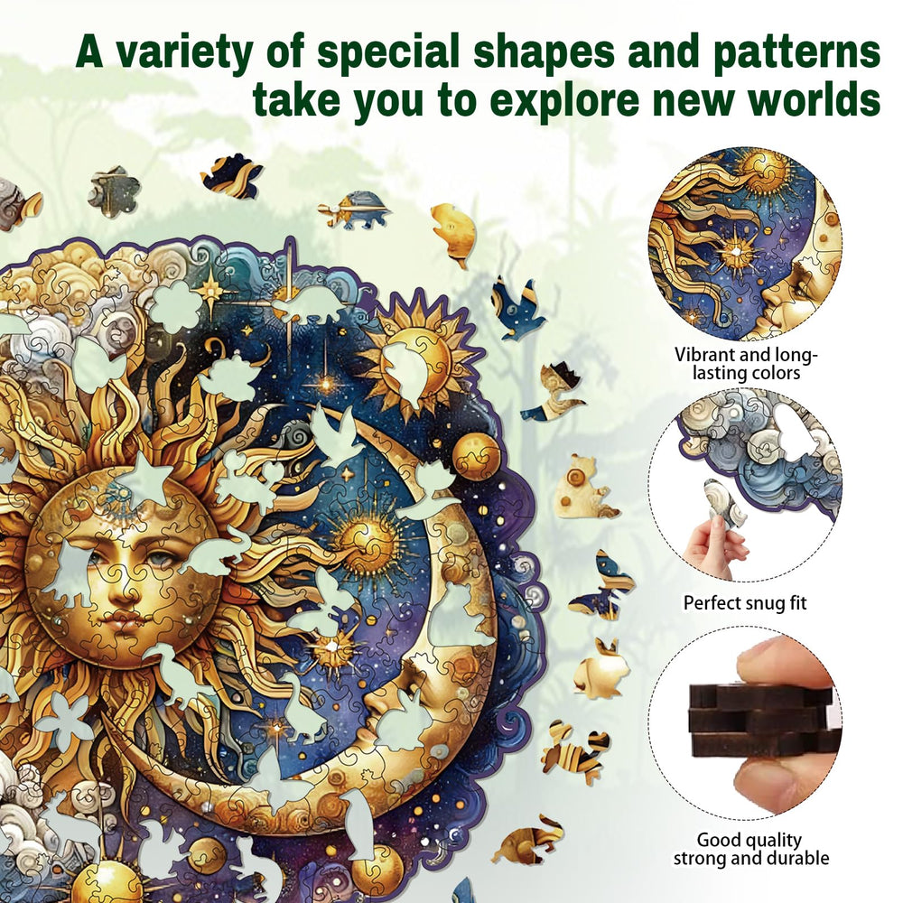 WHJSG high-quality basswood puzzle with durable pieces and smooth cuts.