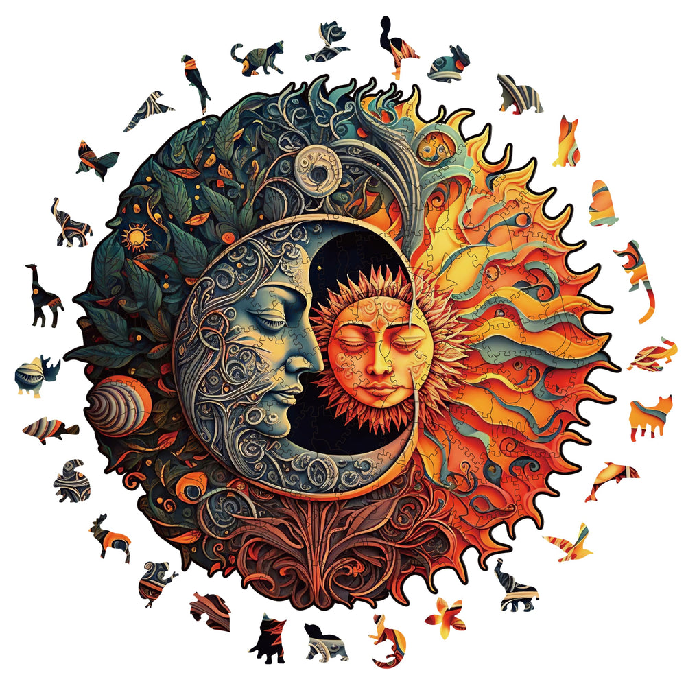 WHJSG wooden puzzle 200-piece animal collection for adults enhances focus and family fun.