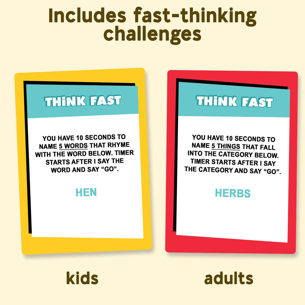 Who Knows More? category cards cover history, science, and pop culture.