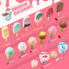 WHOHOLL menu card guides selections and adds realistic retail vibes for kids.