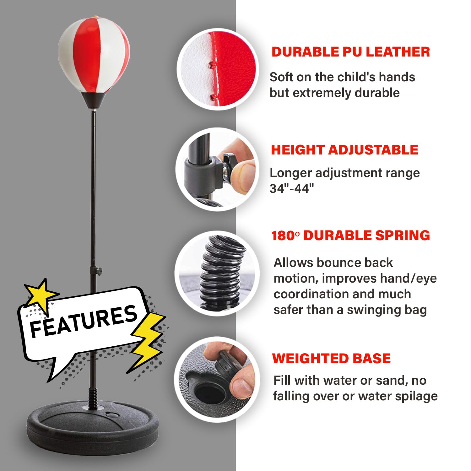 Whoobli PU leather inflatable bag built for sturdy rounds