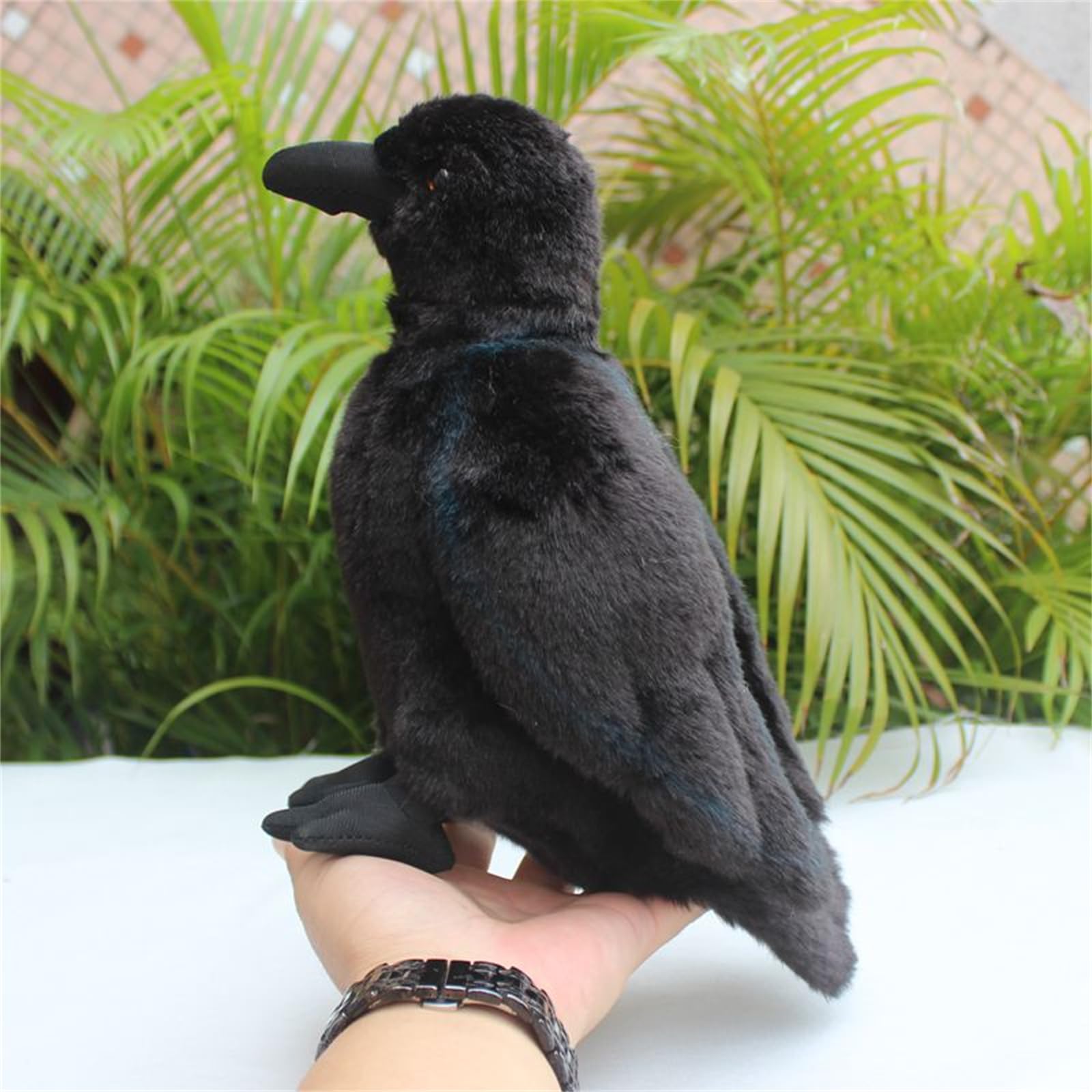 Whrigud crow plush makes a thoughtful gift for animal lovers.