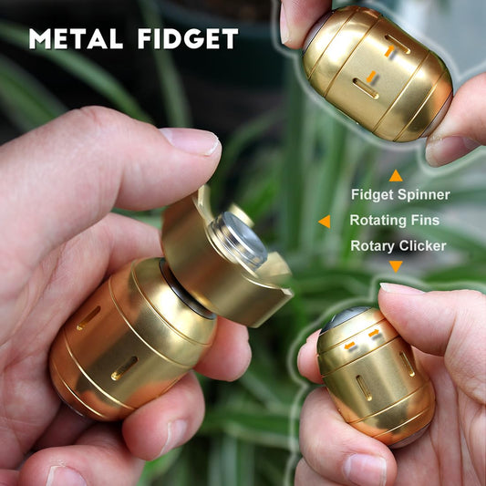 WHWUE EDC clicker mode demonstrates quick switch for tactile stress relief
