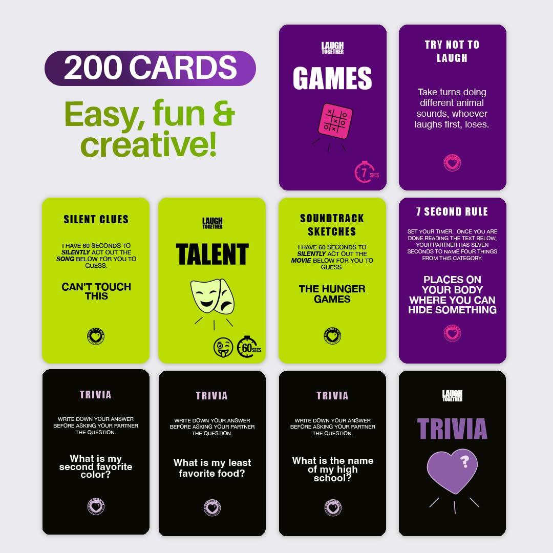 Why Don't We Laugh Together prize cards add friendly competition and rewards.