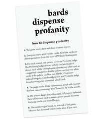 Why So Ever Bards Dispense Profanity players enjoy the game with Shakespearean flavor.