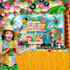 WHYMEO coconut palm tree foil balloons spark a playful luau vibe