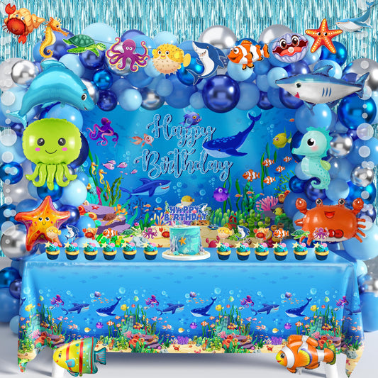WHYMEO under the sea backdrop for vibrant ocean party photos