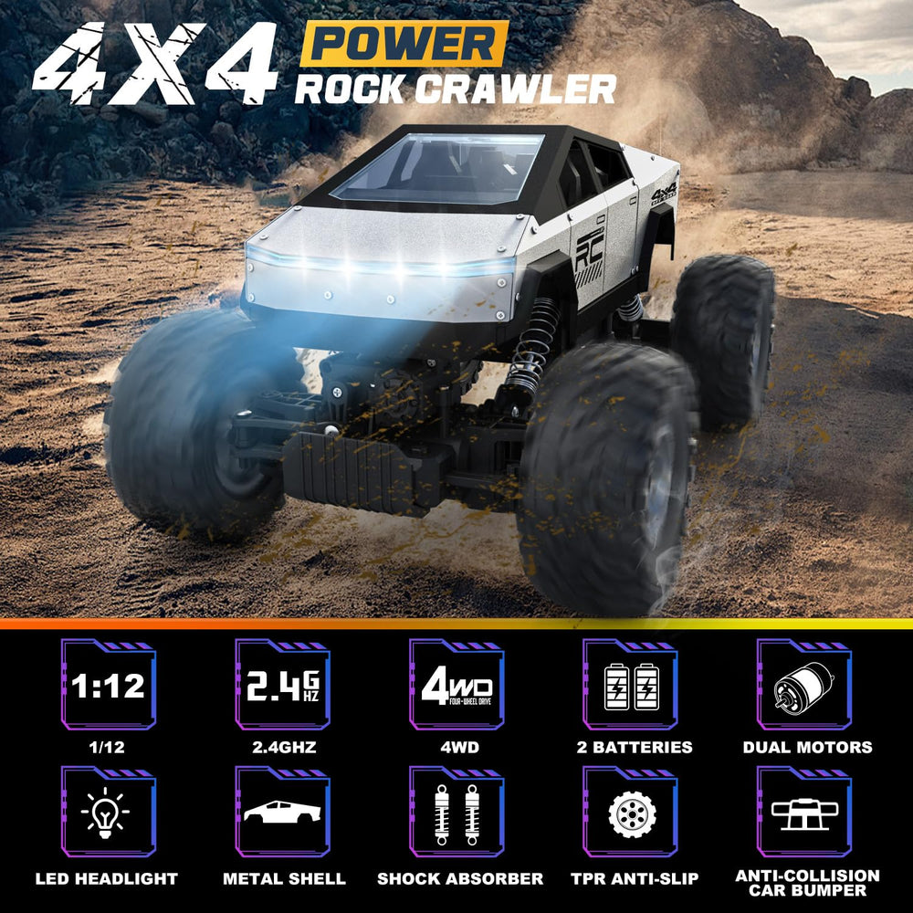 WIAORCHI RC car off-road tires provide strong grip across varied surfaces.