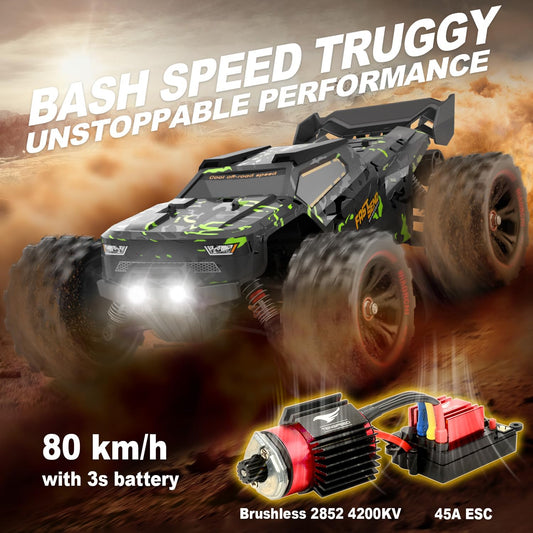 WIAORCHI RC Truggy aluminum chassis highlights durability and rigidity