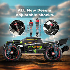 WIAORCHI RC Truggy motor with heatsink ensures cooler operation at speed