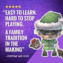 Wicked Christmas stocking stuffer tucked into a holiday gift bag.