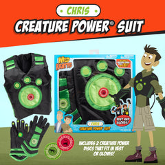 Wicked Cool Toys Wild Kratts Chris suit gloves set for pretend play