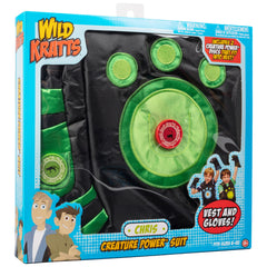 Wicked Cool Toys Wild Kratts Chris suit Large size tag and fit guidance