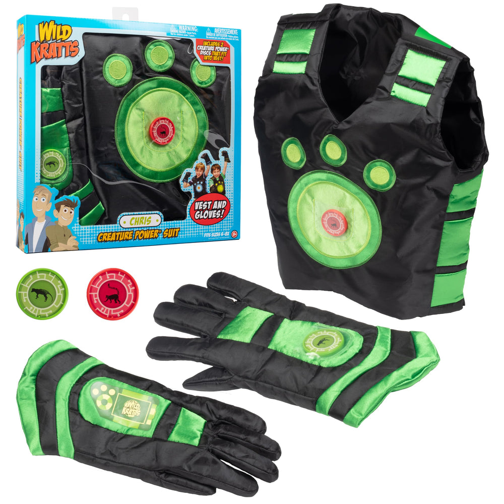 Wicked Cool Toys Wild Kratts Chris suit vest with adjustable fit for kids