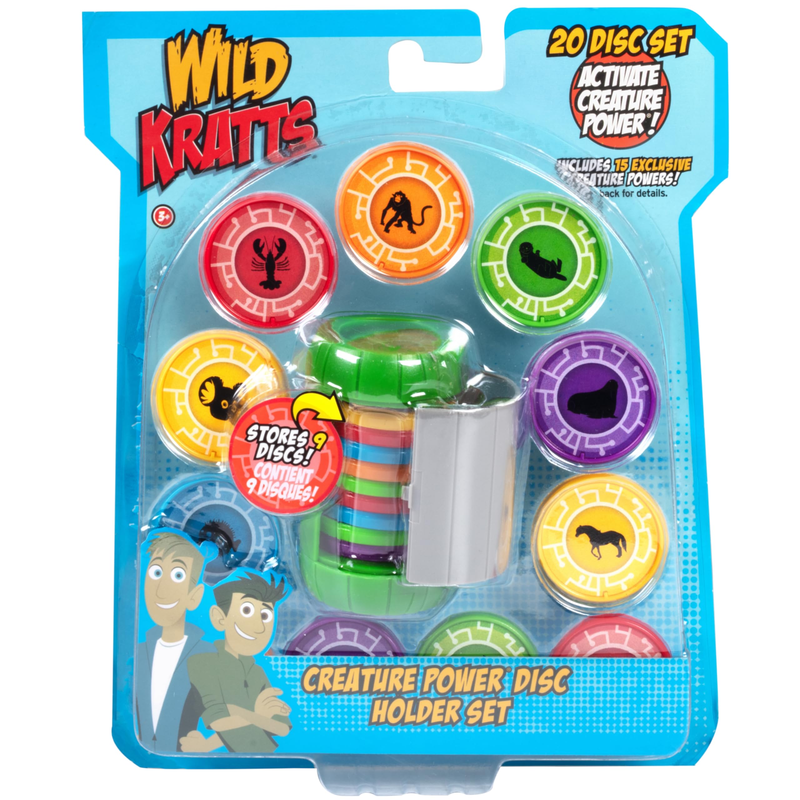 Wicked Cool Toys Wild Kratts discs with falcon and friends boost imaginative storytelling.