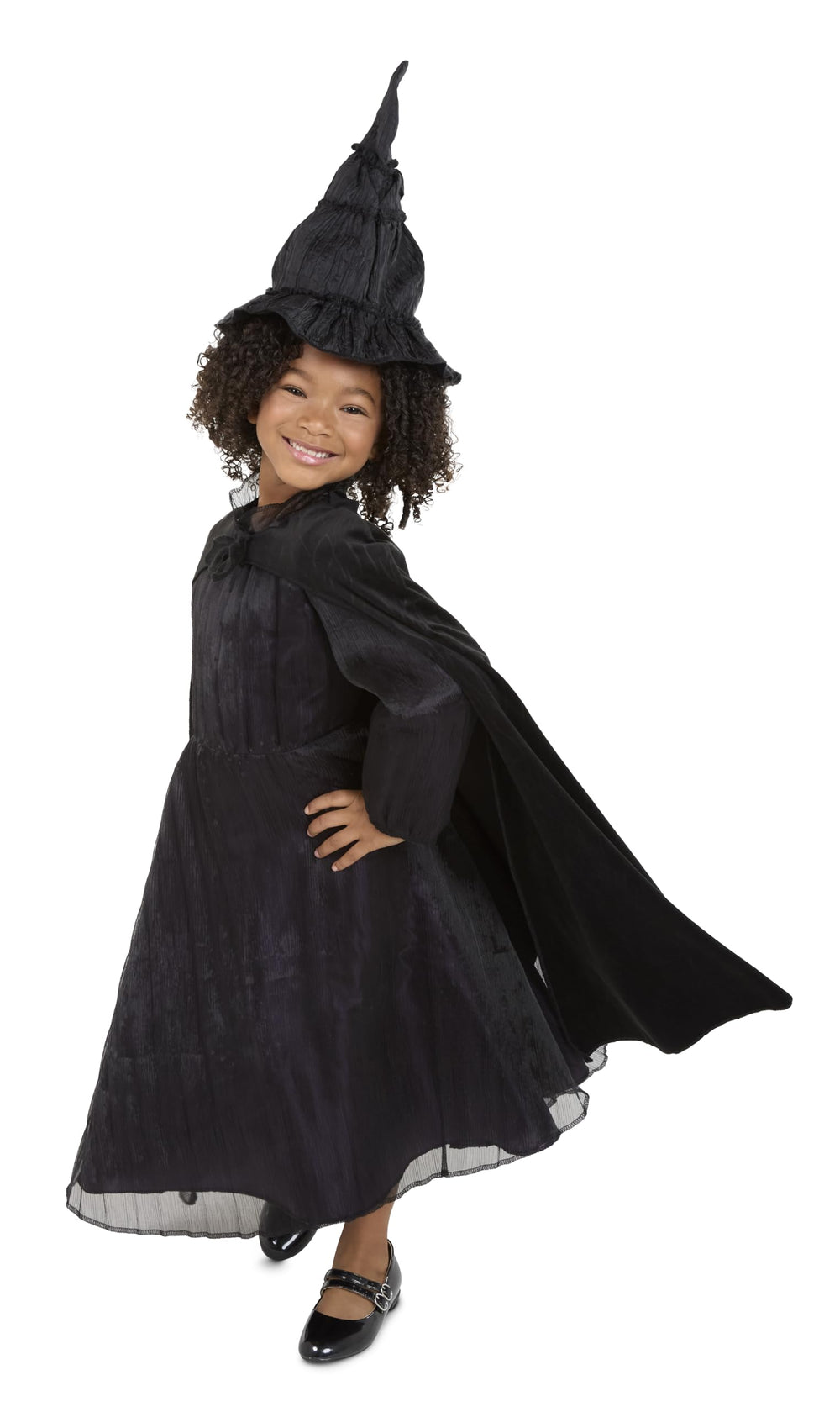 Wicked Elphaba dress black ombre detail for dramatic pretend play