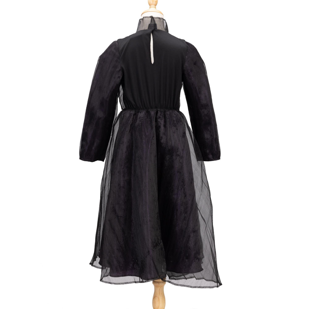 Wicked Elphaba front-view dress shows ombre and collar