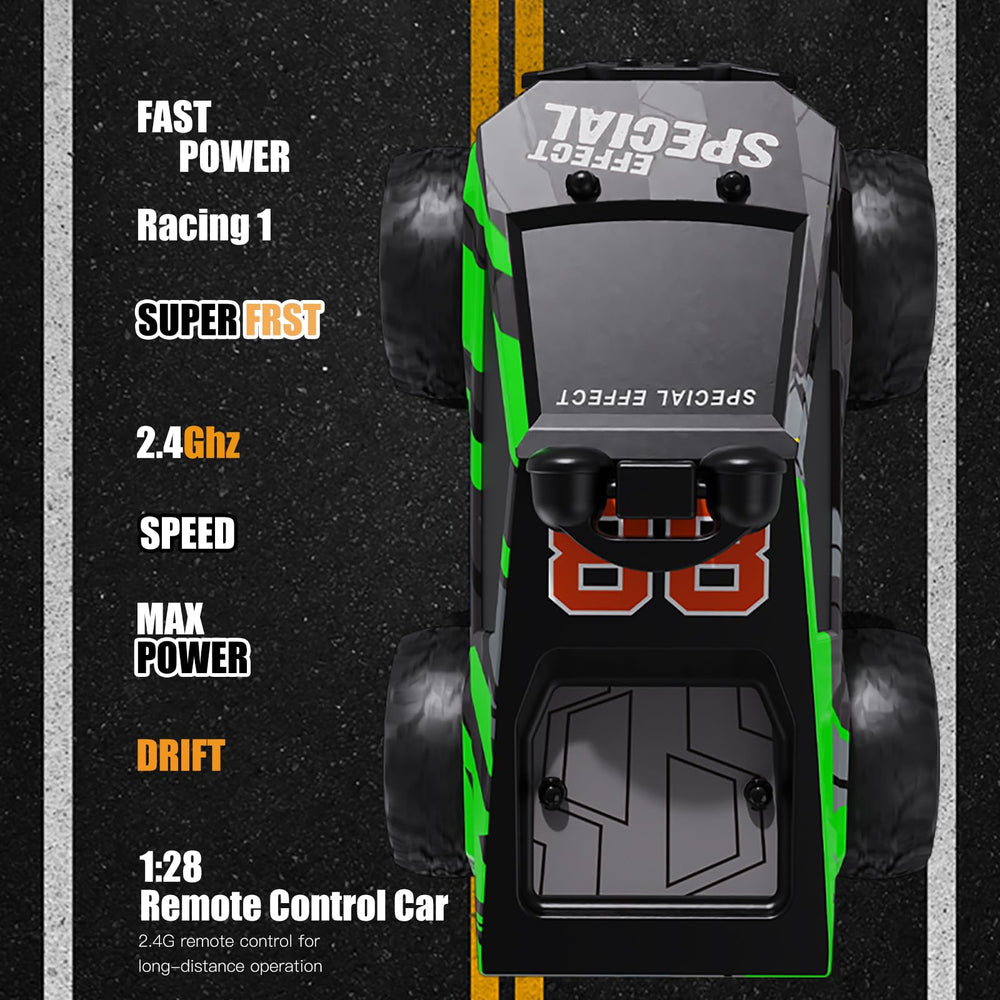 Wickena RC car LED lights for night driving and visibility.
