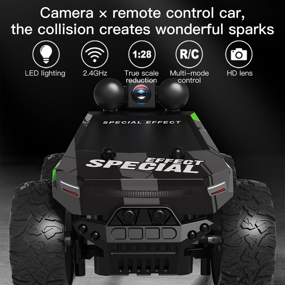 Wickena RC car off-road tires designed for rugged terrain.