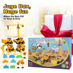 WICOTOO playset supports indoor and outdoor sandbox fun for kids aged 4-8