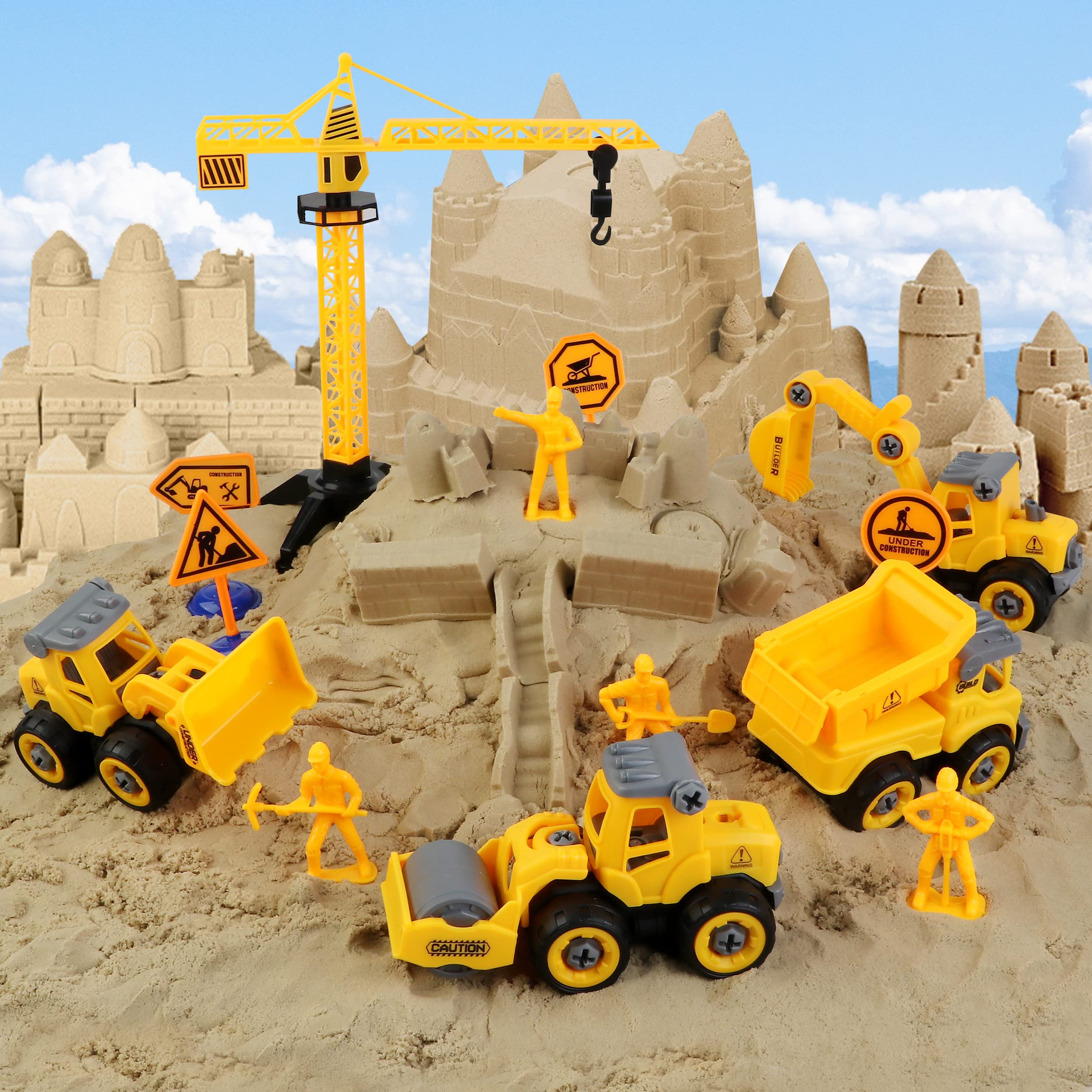 WICOTOO sandbox with lid keeps sand tidy between sessions