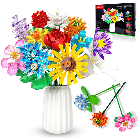 WIDELAND bouquet building set with rose focus for vibrant DIY decor ideas.