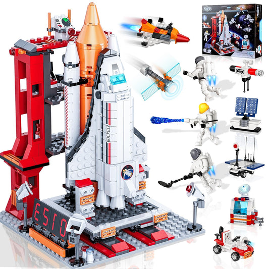 WIDELAND Space Shuttle with open hatch for interactive space play