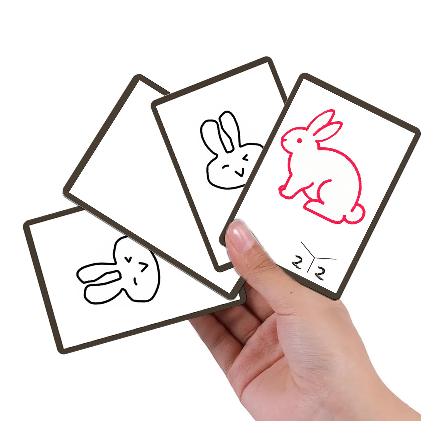 WIETUNV erasable marker pens included for precise, repeatable card customization.