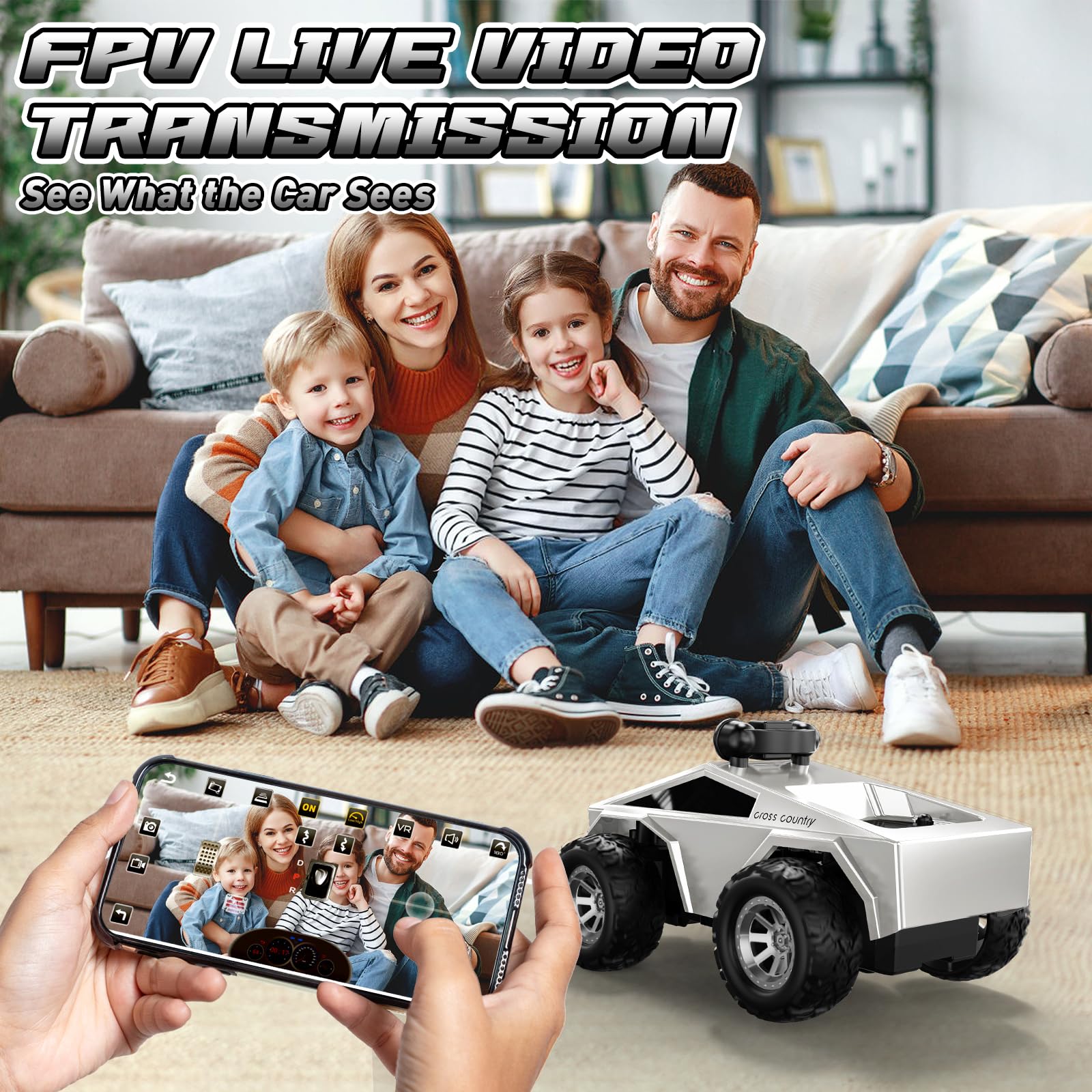 Wihaki RC car 1:28 scale all-terrain design ready for various surfaces