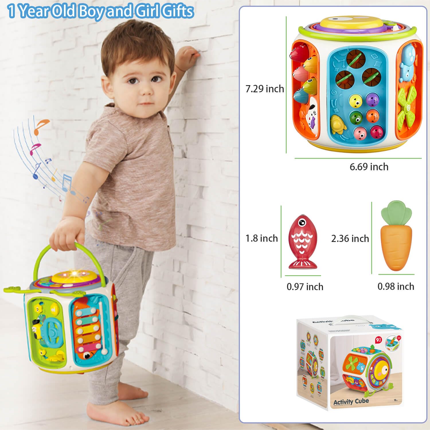 WIIBAAHO busy board texture variety to boost fine motor skills