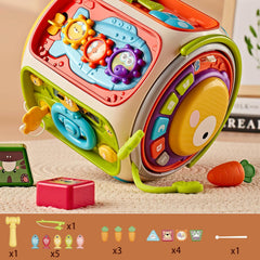 WIIBAAHO toy features music and lights to support sensory development