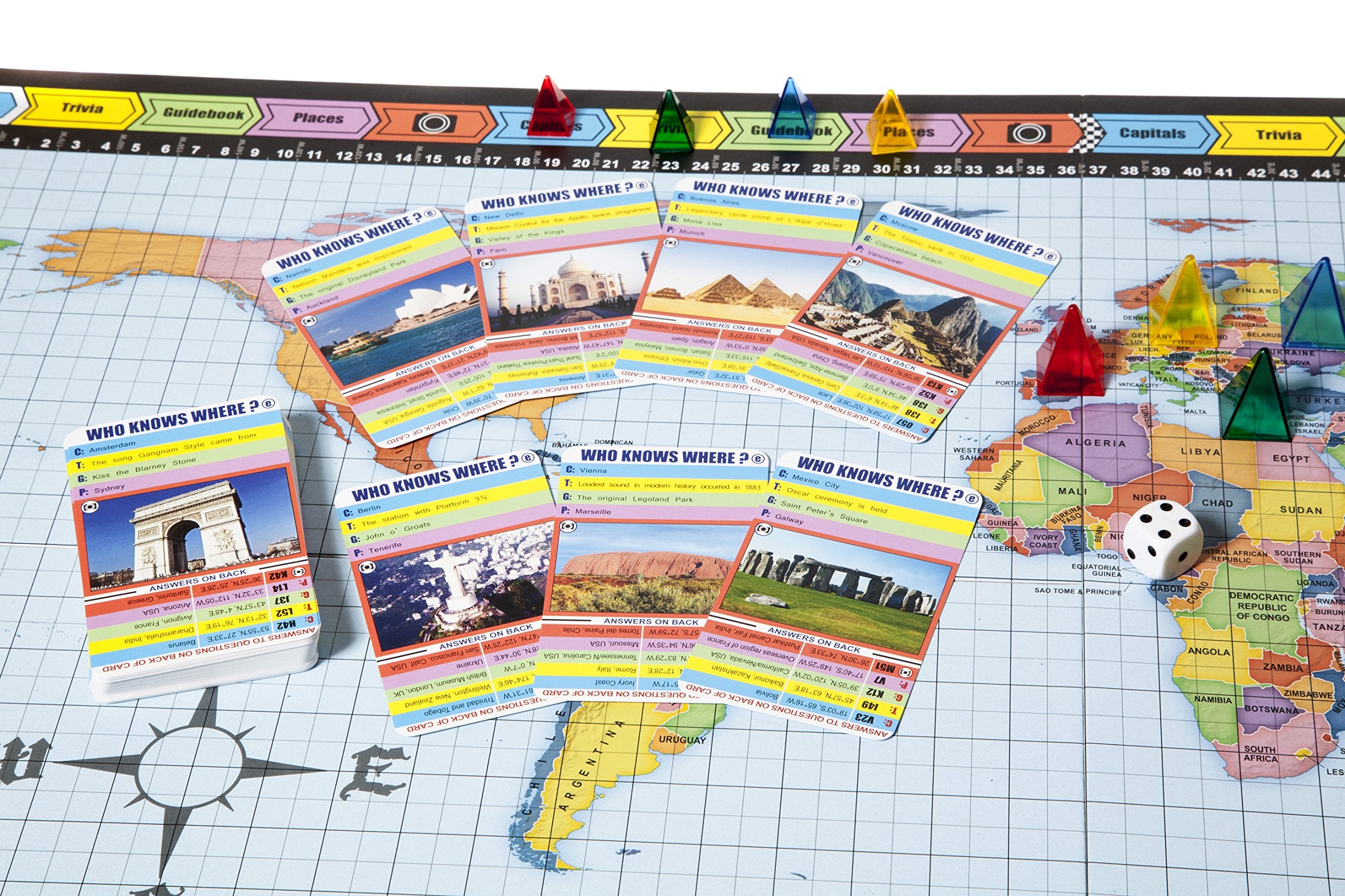 Who Knows Where? Clue cards offer strategic options when unsure
