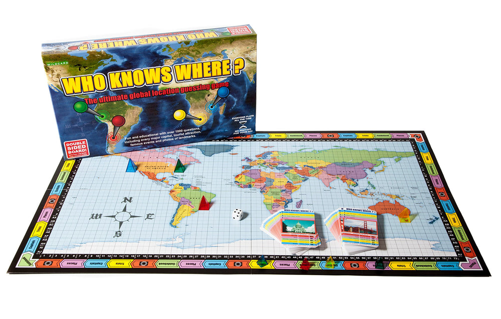 Who Knows Where? question cards spark geography curiosity