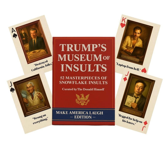 Wild Decks Trump Playing Cards deck front view for lively game night