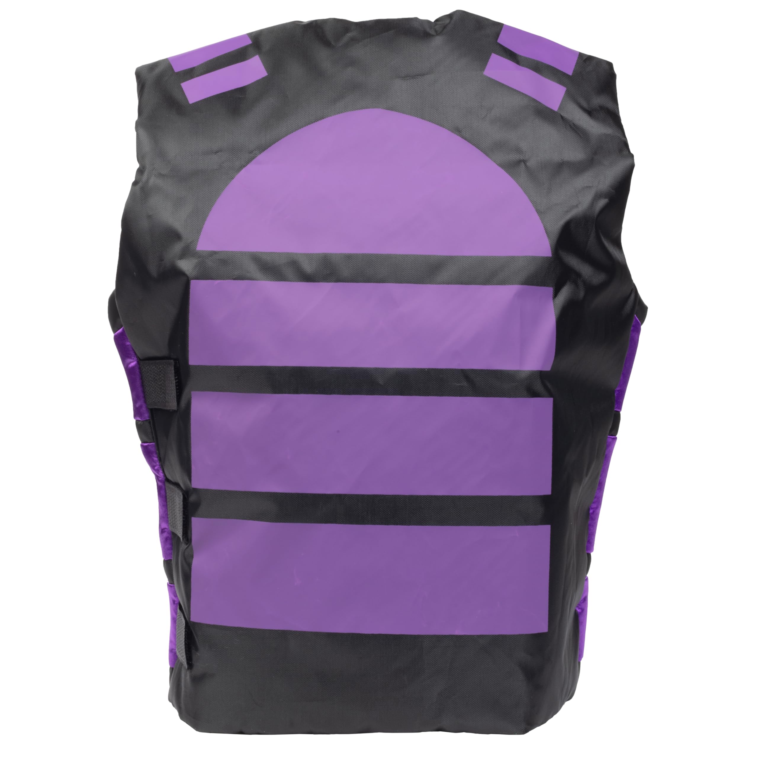Vest with discs inserted demonstrating instant activate feature.