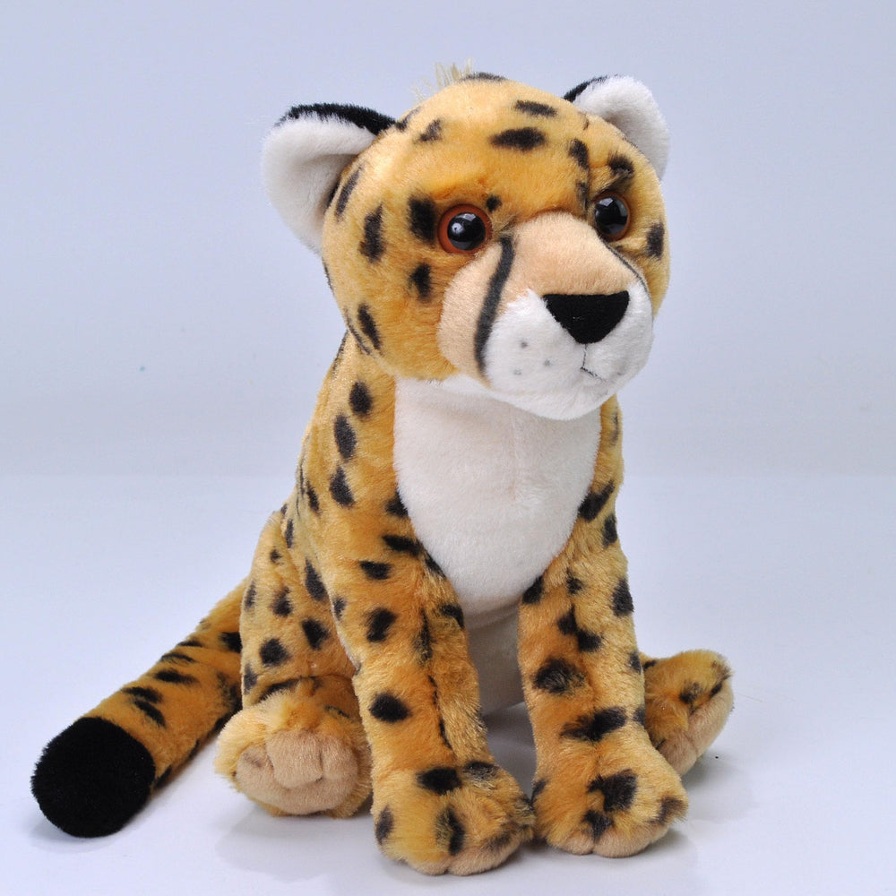 Wild Republic cheetah plush with soft fur for safe kids' play